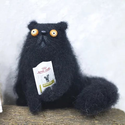 🔥Heißer Sale 49% RABATT🌟🐭👀Handgefertigter, panischer, schräger Kuscheltier-Plüschfreund aus Wollfilz mit großen Augen🧶