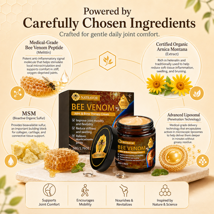 NATRAVOR® Bee Venom Joint & Muscle Relief Cream: Get Back to Doing What You Love