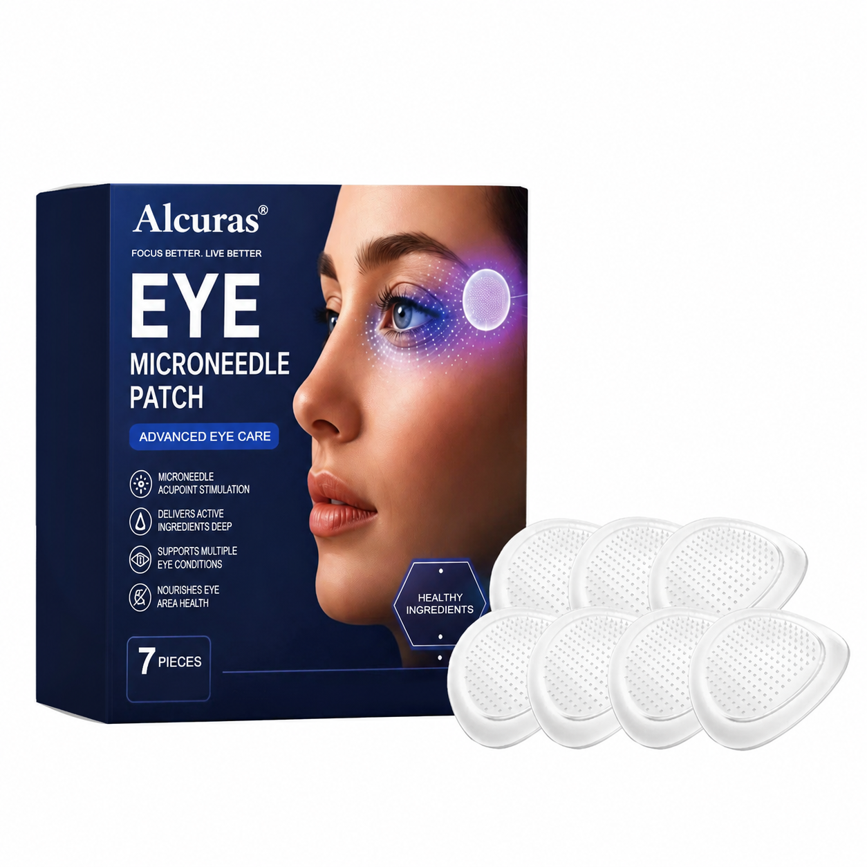 Transdermal Vision-Repair Eye Microneedle Patch✅FDA Approved(Suitable for presbyopia, dry eye syndrome, glaucoma, and cataracts)