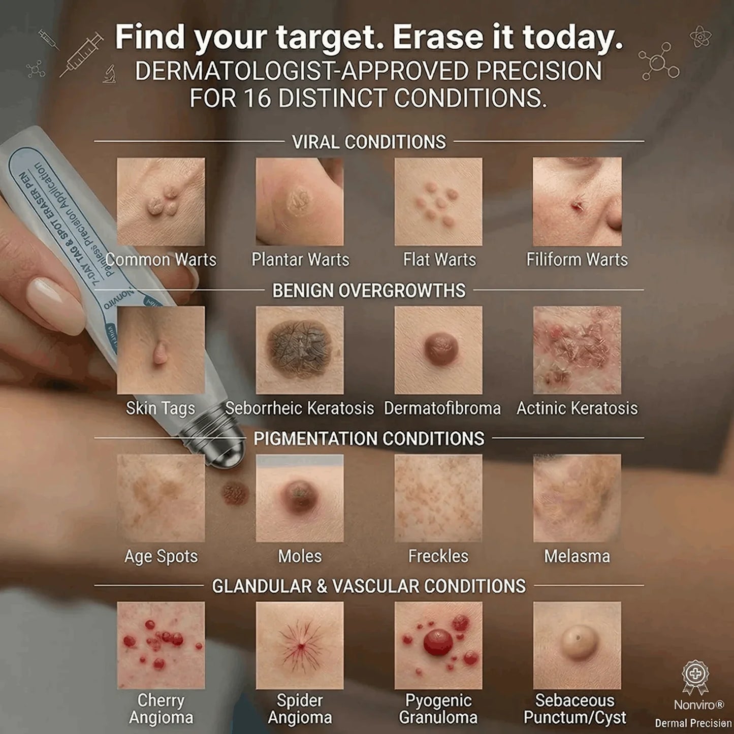 𝐎𝐟𝐟𝐢𝐜𝐢𝐚𝐥 𝐁𝐫𝐚𝐧𝐝 𝐒𝐭𝐨𝐫𝐞 |🖊️NATRAVOR® 7-Day Skin Tag & Blemish Remover𝐫 Rollerball Pen🖊️✨