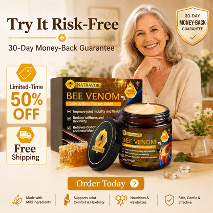 NATRAVOR® Bee Venom Joint & Muscle Relief Cream: Get Back to Doing What You Love