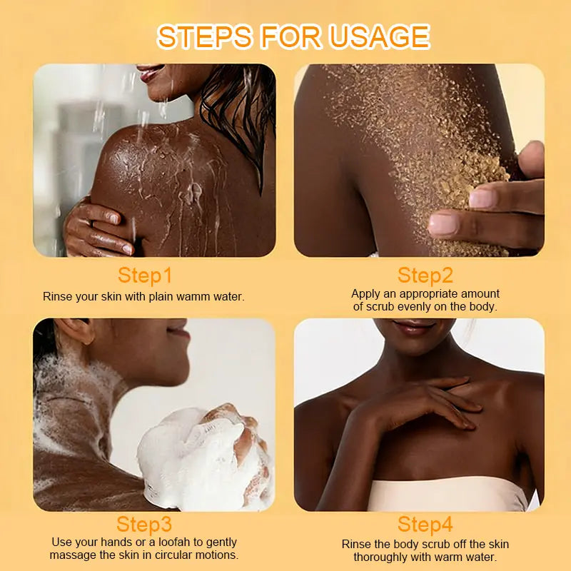 Turmeric Smoothing Body Scrub for Dark Spots & Dry Skin