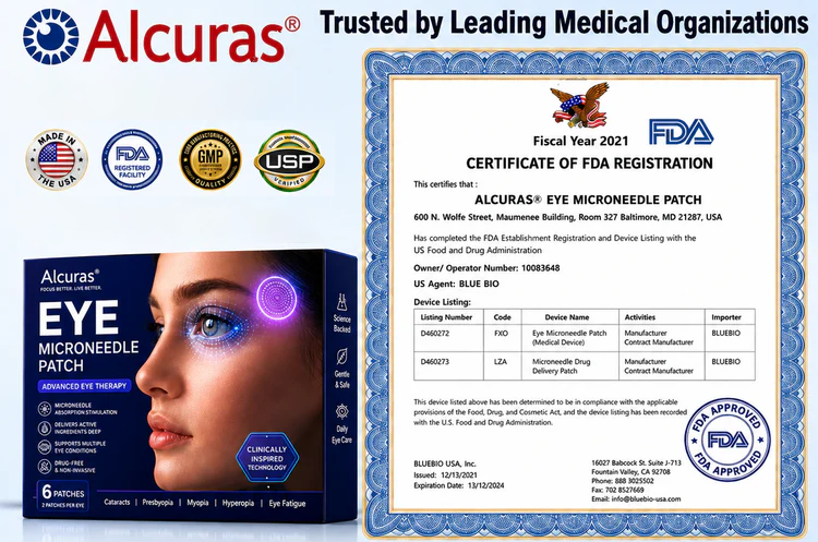 Transdermal Vision-Repair Eye Microneedle Patch✅FDA Approved(Suitable for presbyopia, dry eye syndrome, glaucoma, and cataracts)