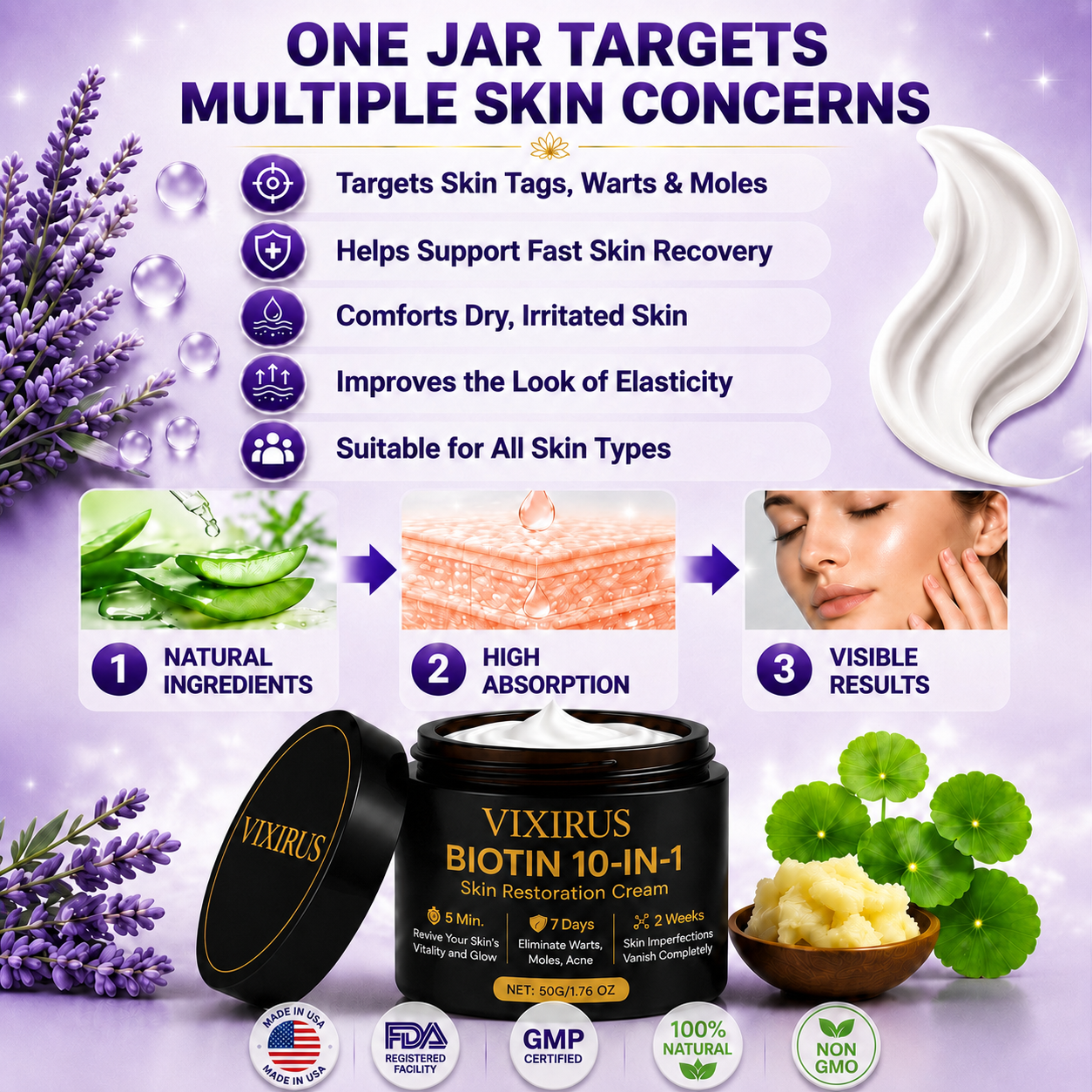 Biotin 10-in-1 Skin Restoration Cream