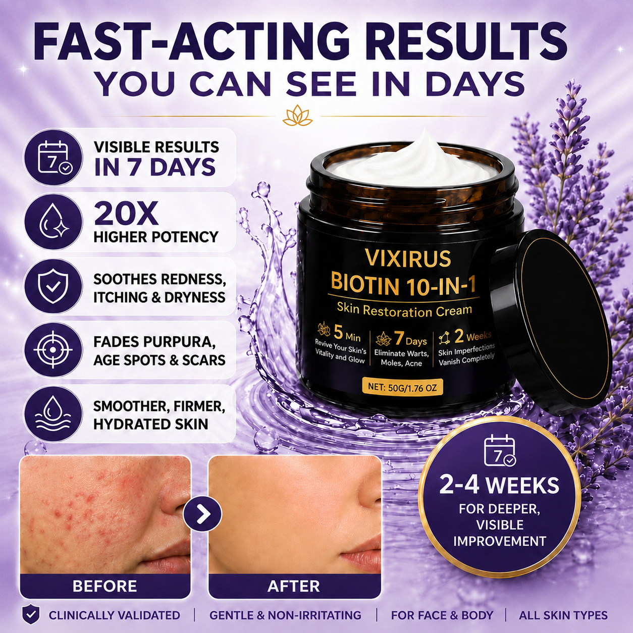 Biotin 10-in-1 Skin Restoration Cream
