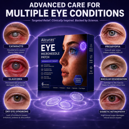 Transdermal Vision-Repair Eye Microneedle Patch✅FDA Approved(Suitable for presbyopia, dry eye syndrome, glaucoma, and cataracts)
