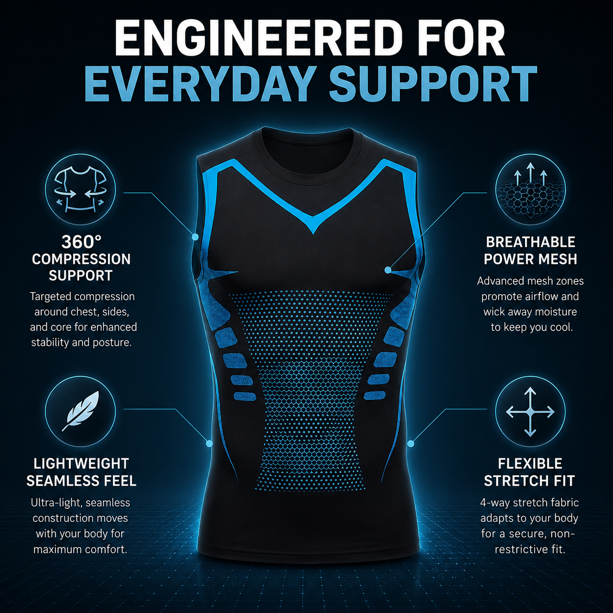 TopSpire™Compression: Feel the Power of Confidence, Shape & Control