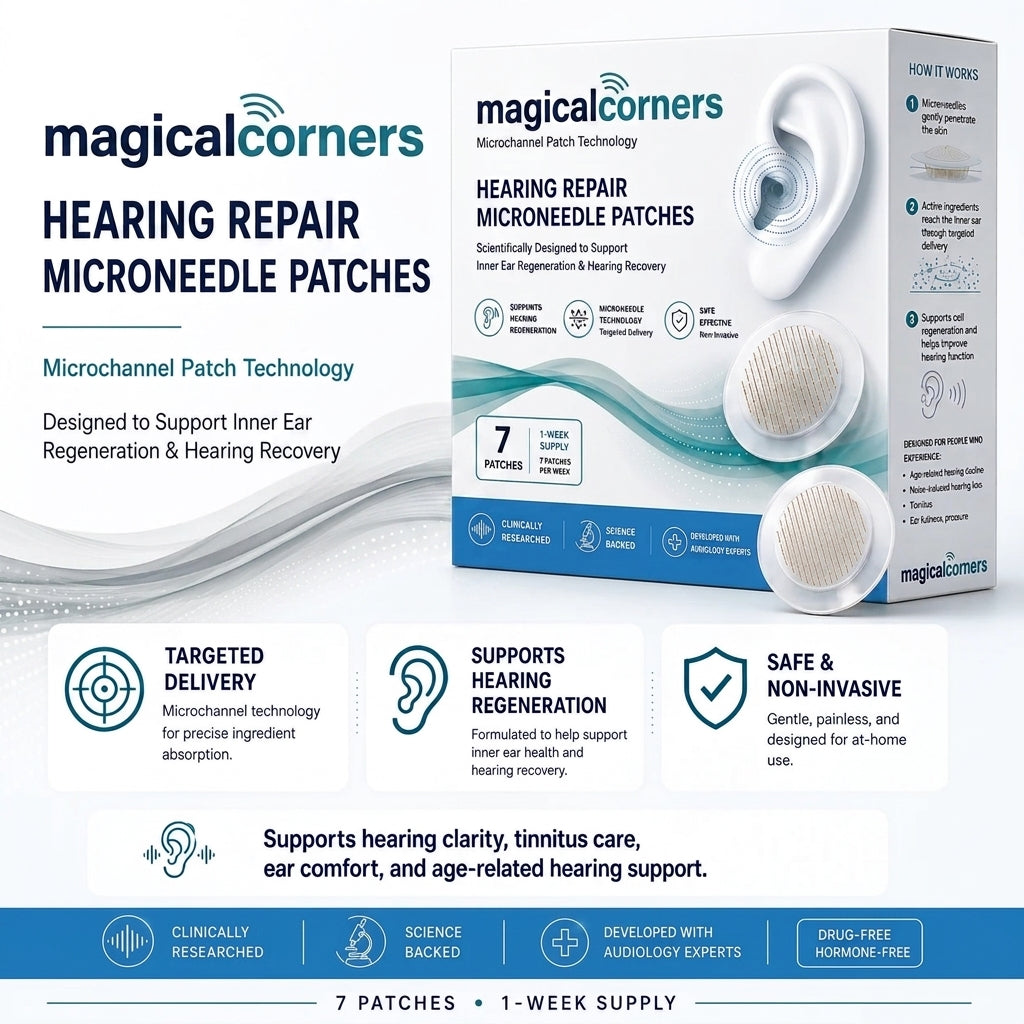 Natravor™ HEARING SUPPORT MICRONEEDLE PATCHES