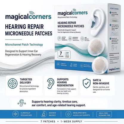 Natravor™ HEARING SUPPORT MICRONEEDLE PATCHES
