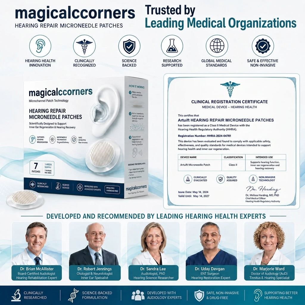 Natravor™ HEARING SUPPORT MICRONEEDLE PATCHES