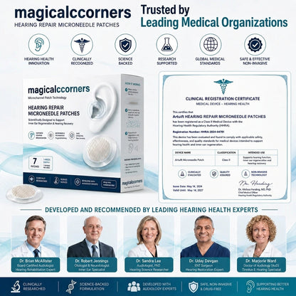 Natravor™ HEARING SUPPORT MICRONEEDLE PATCHES