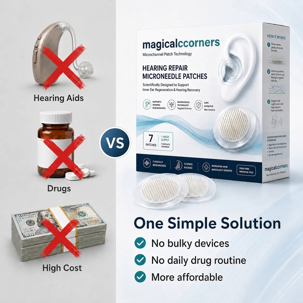 Natravor™ HEARING SUPPORT MICRONEEDLE PATCHES