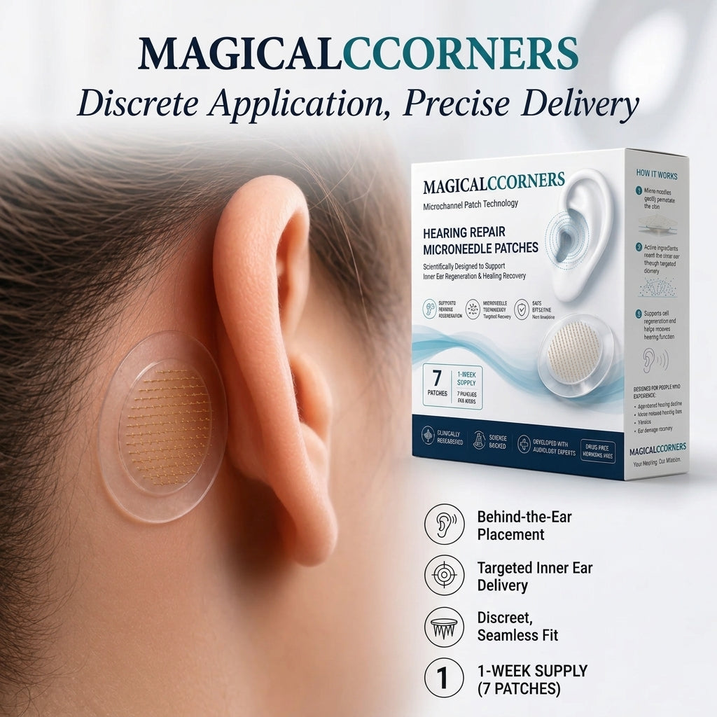 Natravor™ HEARING SUPPORT MICRONEEDLE PATCHES